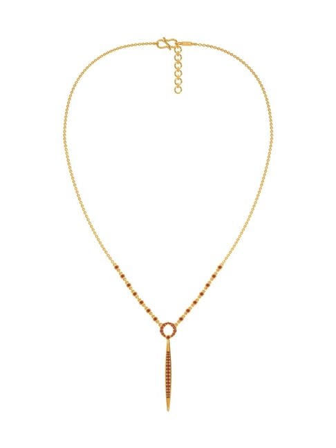 Melorra 18k Gold Sangria Spark Necklace for Women