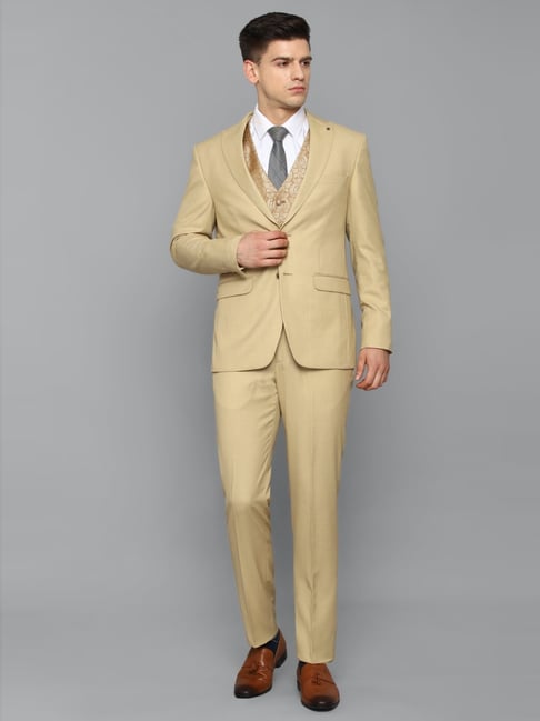 Buy Men Grey Slim Fit Check Formal Blazer Online - 698856 | Louis Philippe