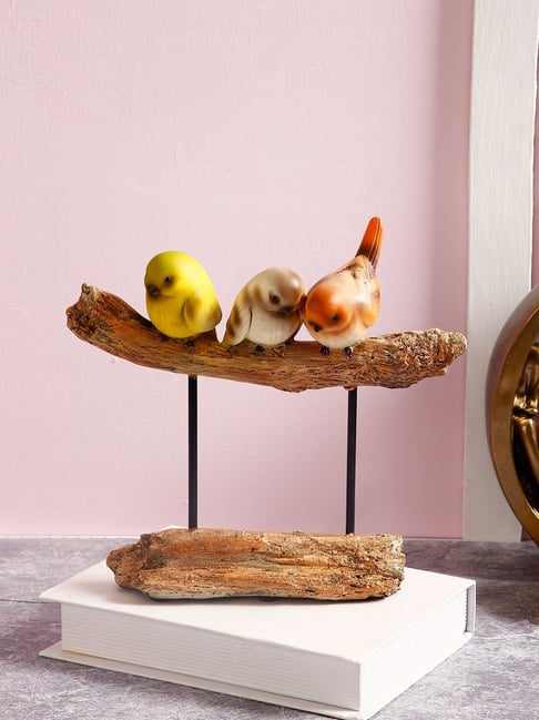 Tayhaa Multicolor Colourful Birds-on-a-Branch showpiece-picture-33