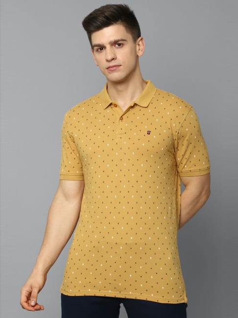 Buy Louis Philippe Yellow Polo T-Shirt for Men's Online @ Tata CLiQ