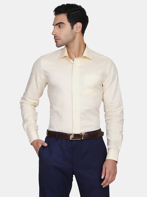 Blackberrys Yellow Slim Fit Shirt