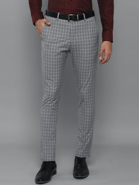 Buy LOUIS PHILIPPE Textured Polyester Slim Fit Men's Formal Trousers |  Shoppers Stop