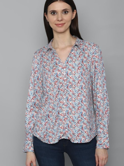 Allen Solly Multicolor Floral Print Shirt Price in India