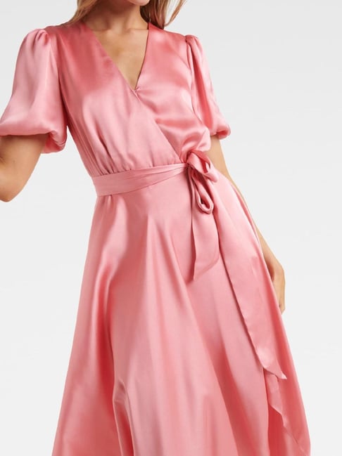 Buy Forever New Pink Regular Fit Dress for Women Online Tata CLiQ