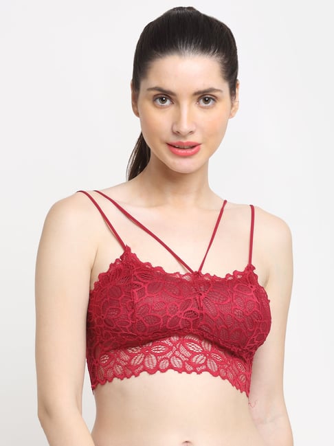 Buy Pink & Beige Bras for Women by FRISKERS Online