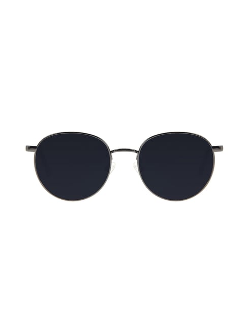 Buy Vintage 90s Oval Black Metal Frame Sunglasses With Mirror Lens Online  in India - Etsy