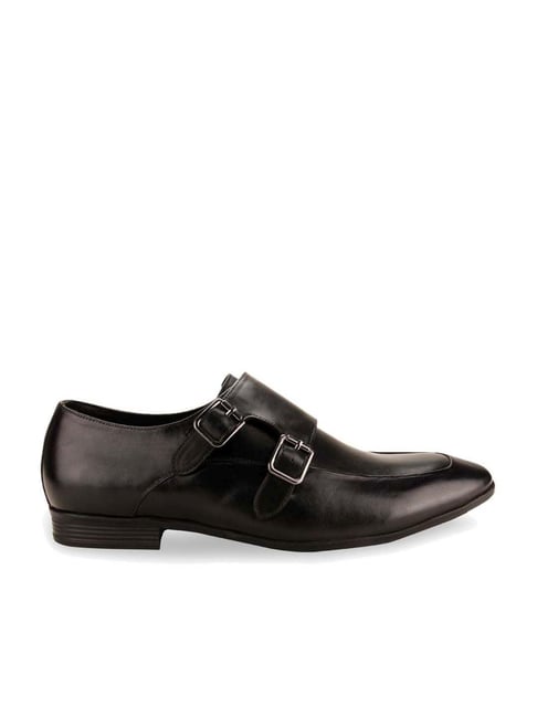 Imperio by Regal Men's Black Monk Shoes-picture-29