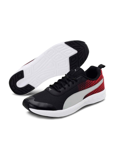 Buy Puma Men's Supernal NU 2 Black & Red Running Shoes for Men at Best ...