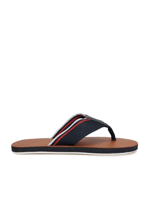 Tory Burch Women's Miller Patent Leather Thong Sandals In Navy | ModeSens