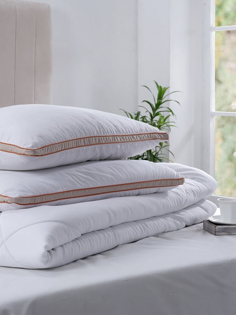 Maspar Essentials Lixa Solid Beige Microfibre Pillow-picture-29