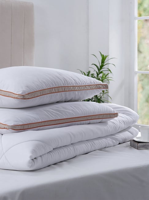 Maspar Essentials Lixa Solid Beige Microfibre Pillow-picture-25