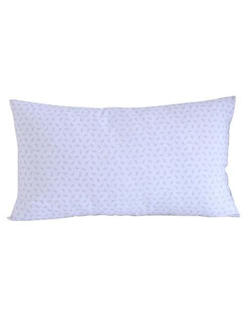 Maspar Essentials Heather Printed White 144 TC Cotton Cushion