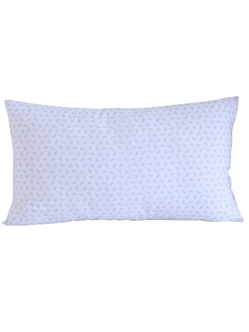 Maspar Essentials Heather Printed White 144 TC Cotton Cushion