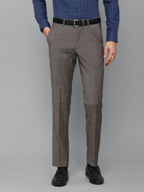 Buy Louis Philippe Men Solid Regular Fit Formal Trouser  Beige Online at  Low Prices in India  Paytmmallcom