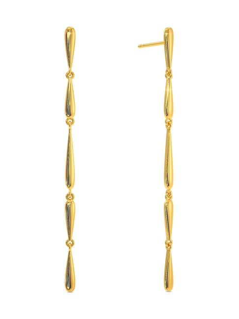 Buy 18K Gold Hoop Earrings Basic Statement Earrings Tarnish Online in India   Etsy