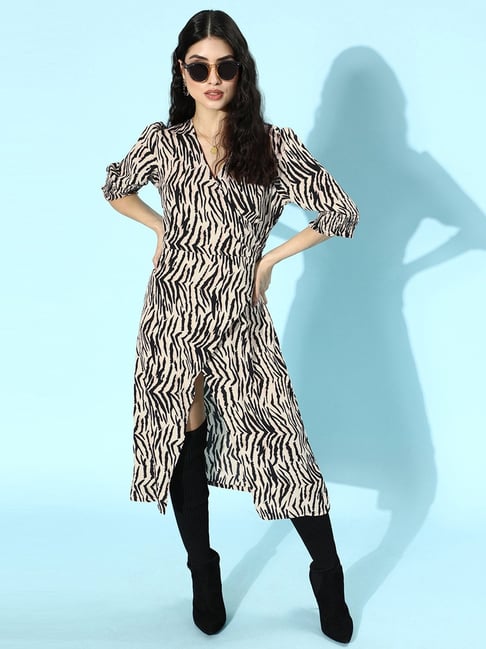 Animal print a hot sale line dress