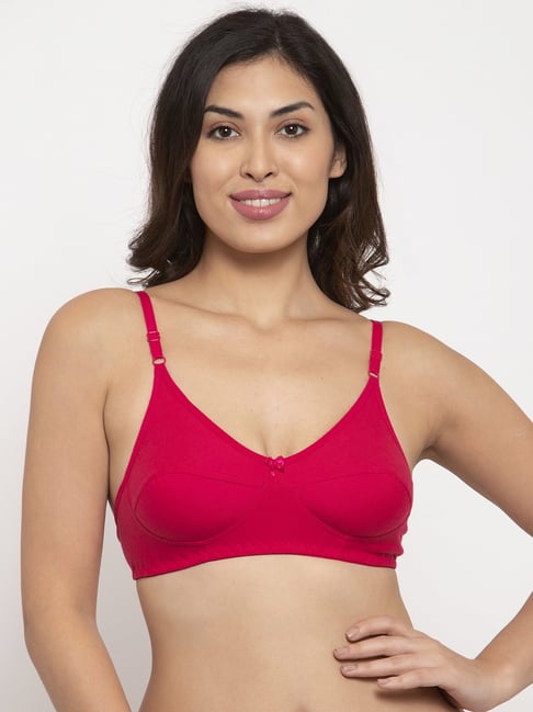 Buy Innocence Women's Printed Bra-Fushia for Women Online in India