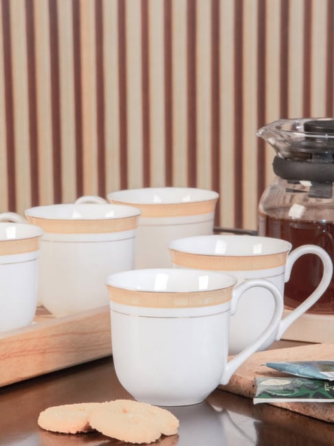 Moda Porcelain Lush Coffee/Tea cup 200ml (6) — Chefs Co.