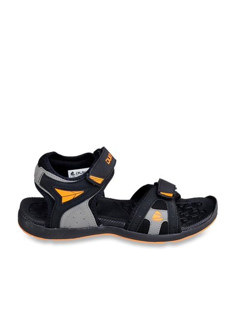 Duke Men's Black Floater Sandals