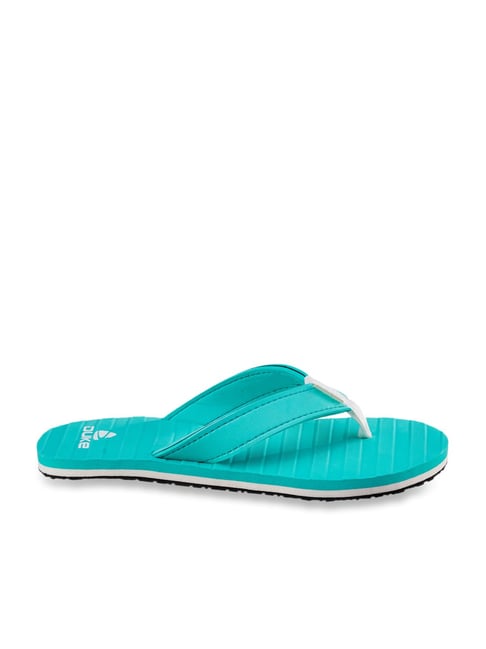 Duke Women's Sea Green Flip Flops-picture-21