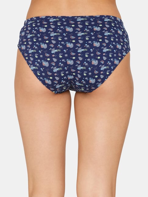 Buy Zivame Peach & Blue Printed Tummy Tucker Hipster Panty - Pack of 2 for  Women Online @ Tata CLiQ