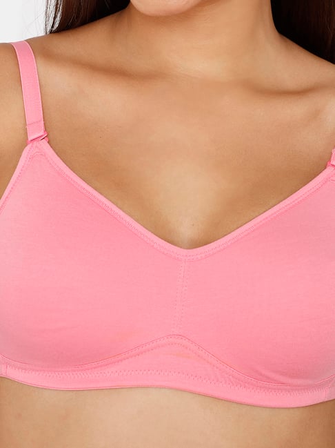 Buy Zivame Pink Non-Wired Full Coverage Bra for Women's Online @ Tata CLiQ