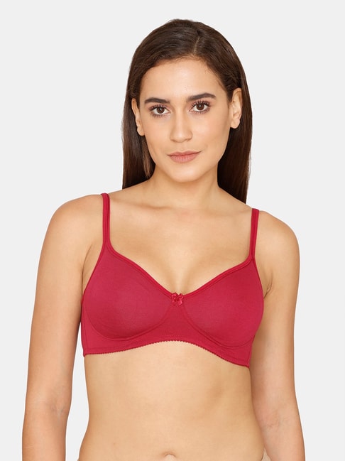 Buy Zivame Red Non-Wired T-Shirt Bra for Women's Online @ Tata CLiQ