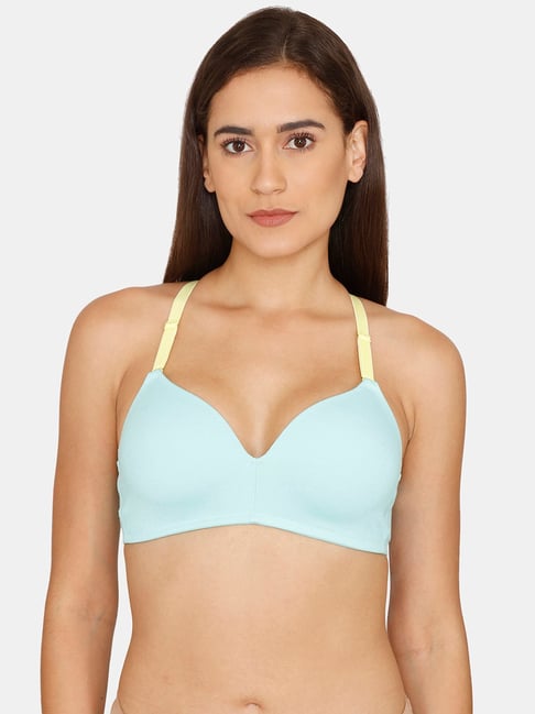 Buy Zivame Blue Non-Wired Non Padded Bra for Women Online @ Tata CLiQ