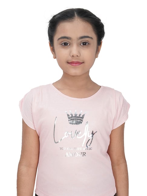 Tiny Girl Pink Printed Top