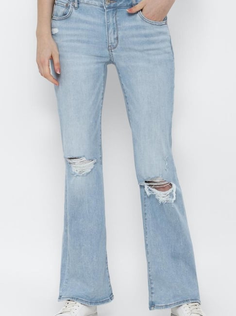 American eagle outfitters hot sale high waisted bootcut jeans