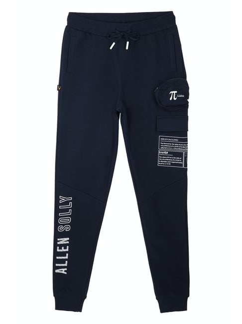 Allen Solly Junior Navy Graphic Print Joggers