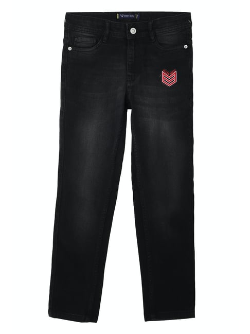 Allen Solly Junior Black Solid Jeans