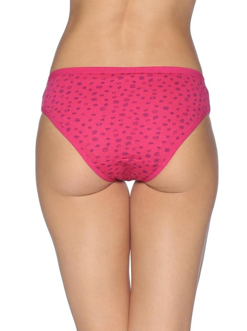 Buy women's yellow cotton heart printed panties online india - urgear –  UrGear