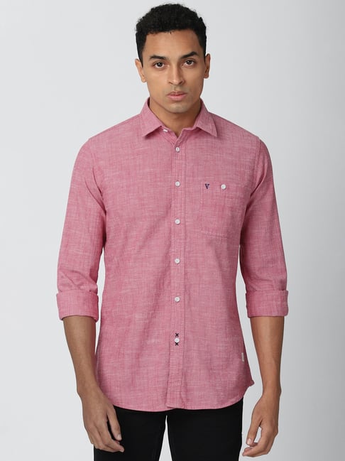 van heusen pink shirt