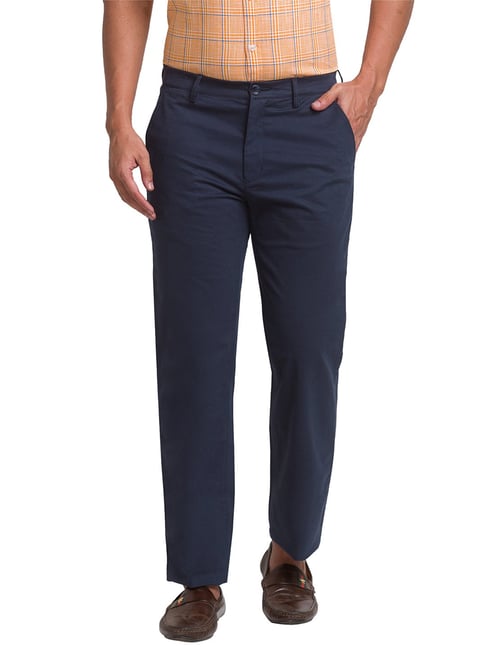 Buy Navy Blue Trousers & Pants for Men by Arrow Sports Online | Ajio.com