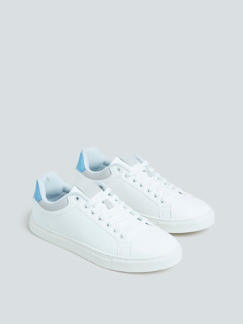 Buy SOLEPLAY by Westside White Lace-Up Sneakers for Online @ Tata CLiQ