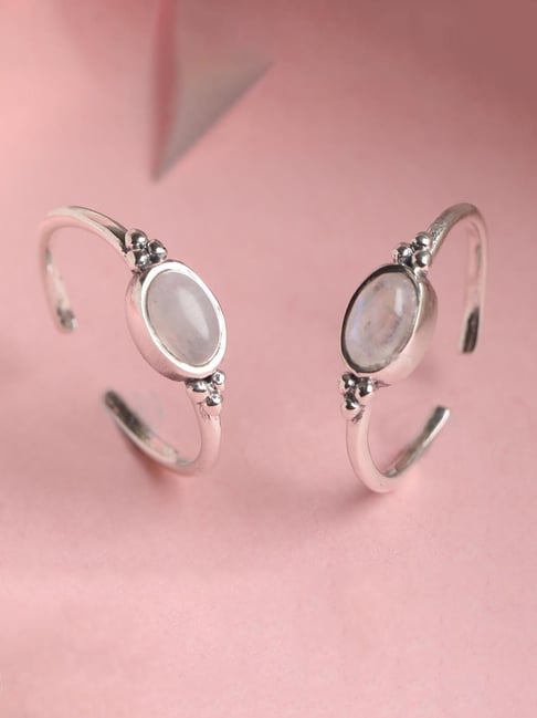 Clara 92.5 Sterling Silver Toe Rings for Women