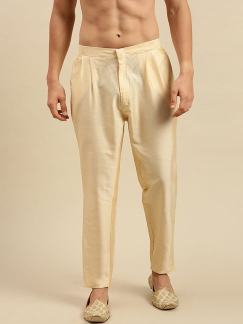 Sanwara Beige Regular Fit Pants-Sanwara-Apparel-TATA CLIQ