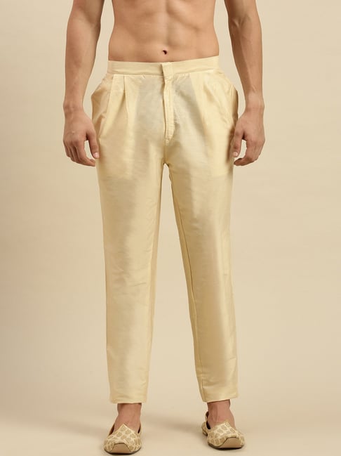 Sanwara Beige Regular Fit Pants-Sanwara-Apparel-TATA CLIQ