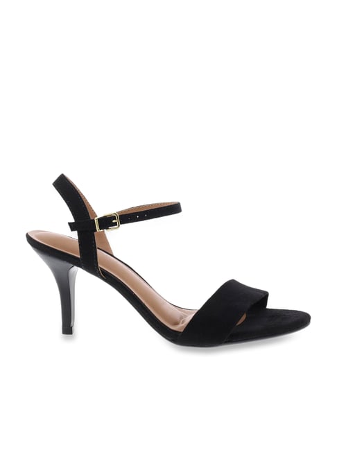 Buy online Black One Toe Sandal from heels for Women by Lemon & Pepper for  ₹2199 at 0% off | 2024 Limeroad.com