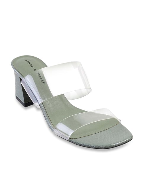 Buy LEMON & PEPPER Polyurethane Backstrap Womens Casual Wear Block Sandals  | Shoppers Stop