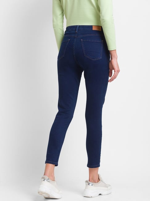 Buy SPYKAR Solid Lycra Skinny Fit High Rise Women's Jeans