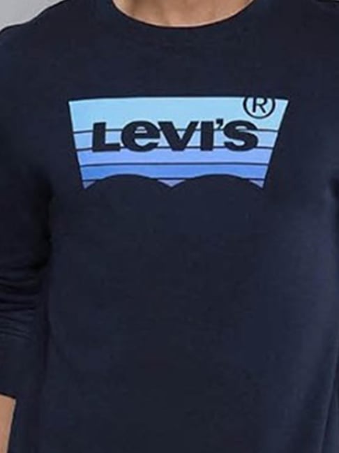 Buy Levi's Black Graphic Print Sweatshirt for Men Online @ Tata CLiQ