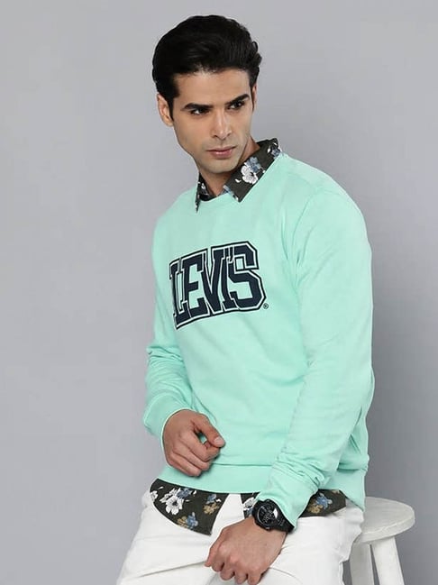 Buy Levi s Blue Tint Graphic Print Sweatshirt for Men Online