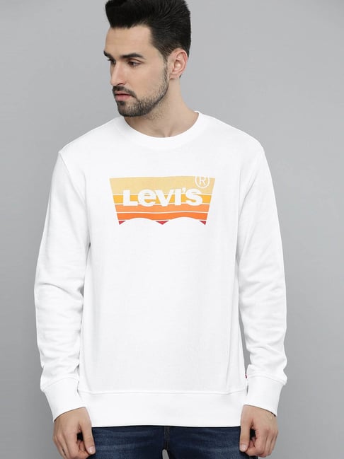 Buy Levi's Black Graphic Print Sweatshirt for Men Online @ Tata CLiQ