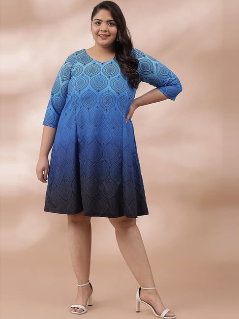 Buy AMYDUS Plus Size Dress for Women, Printed