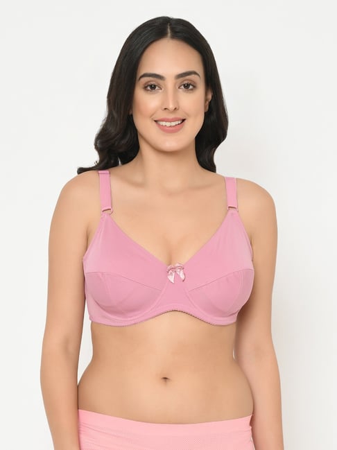 Curvy Love Pink Under-Wired Padded Everyday Bra Price in India