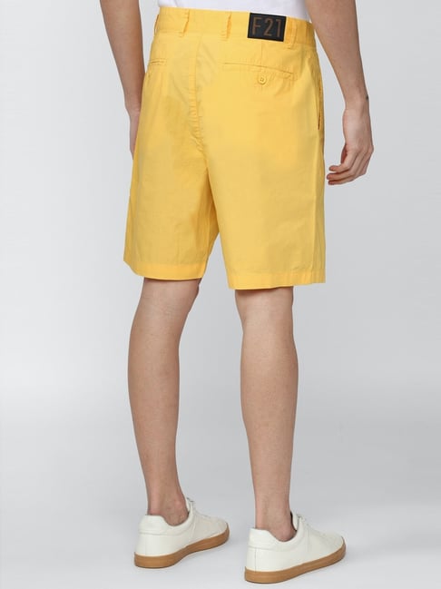 Forever 21 yellow shorts best sale