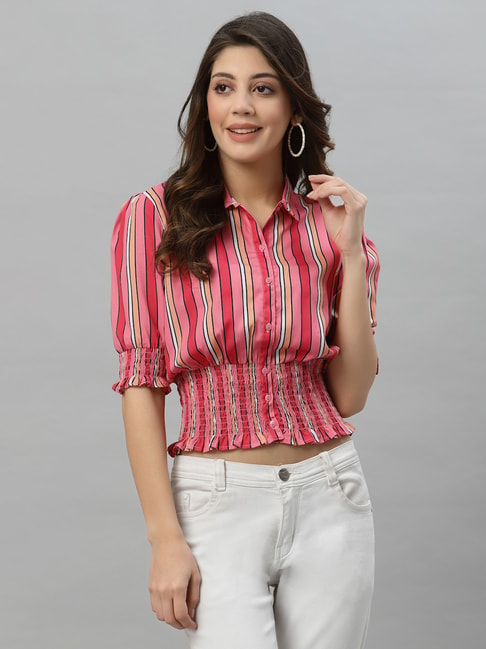 Style Quotient Multicolor Striped Shirt Price in India