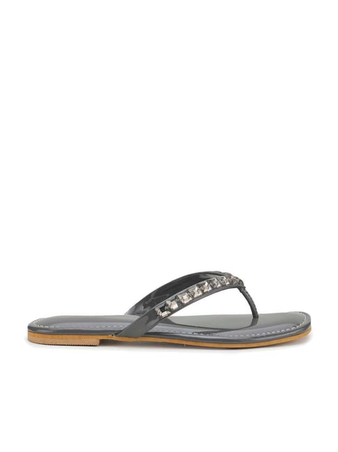 Shezone Women's Grey Thong Sandals Price in India